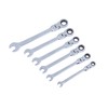 Blue Spot 04312 6 Piece Flexible Head Ratchet Spanner Set,