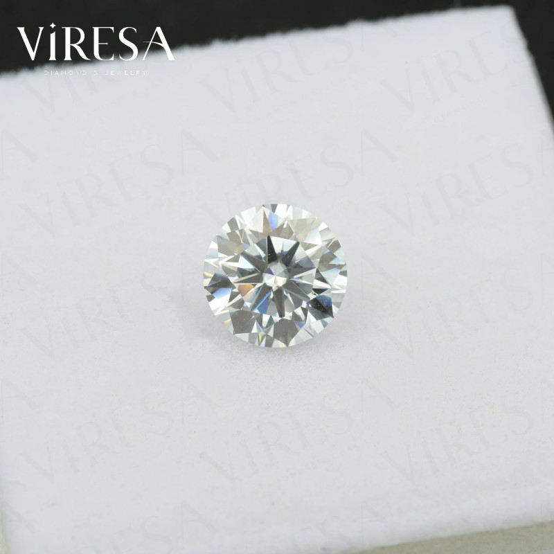 Viresa US Local Stock VVS1 2ct 8mm Round Brilliant Cut