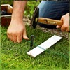 YUNYU 100Pcs Lawn Edging Pegs, 8.5cm Black Landscape Boundary Wire