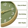 Mosewa Wall Clock 8 Inch, Battery Operated Silent Non-Ticking Modern