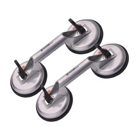 Harden 2-Pack Heavy-Duty Aluminum Glass Suction Cups – Professional Twin Suction Cup Lifters for Glass, Windows, Tiles, and Smooth Surfaces