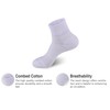 Men’s Quarter Crew Socks – Soft Combed Cotton, Cushioned for