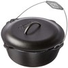 Lodge 7 Quart Pre-Seasoned Cast Iron Dutch Oven with Lid