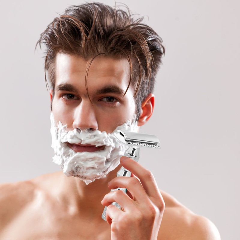 Double Edge Safety Trimmer Fine Cutting Washable Metal Manual Clipper