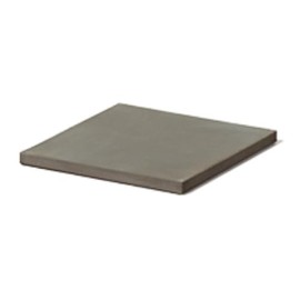 soil D347 BK Diatomaceous Earth Coasters, Large, Square, Set of 2, Same Color, Black