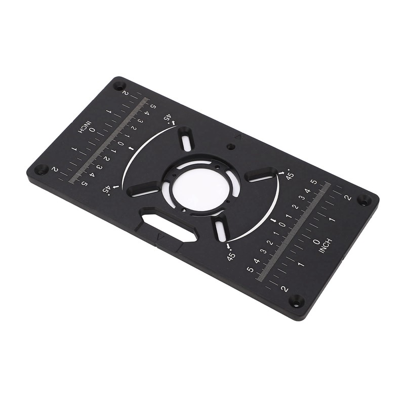 Router Plate Aluminum Alloy Router Table Insert Plate Trimming Machine
