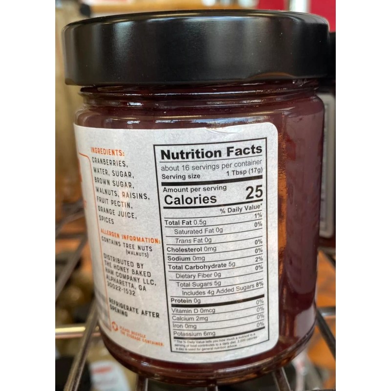 Honey Baked Ham Cranberry Walnut Chutney Sauce with H&I Shopping