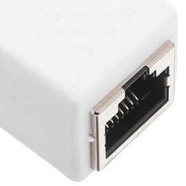 Gadpiparty Convenient Ethernet Coupler Connector Female to Female Adapter for Networks Reliable Performance for Optimizing Network Efficiency Compact Design for Easy Placement