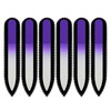 Mont Bleu Coloured Glass Nail File in Black Bag -