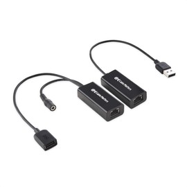 Cable Matters USB over Ethernet Extender with Power Adapter up to 150 ft - Full USB 2.0 Support for Keyboard, Mouse, Webcam, and More