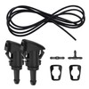 Windshield Washer Nozzles Kit, Washer Jet and 2 Meter Fluid