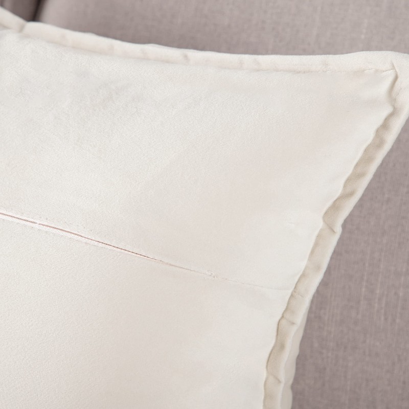 Madizz Set of 2 Nordic Soft Plush Solid Back Pads