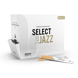 D'Addario Organic Select Jazz Filed Tenor Saxophone Reeds - Sax Reeds - Individually Sealed - 3 Soft, 25 Pack