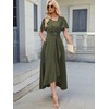 QMZ Wedding Guest Dresses for Women Have Pockets Cocktail Dress