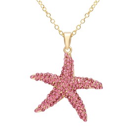 NOUMANDA Deep Sea Star Pink Starfish Necklace Pendant