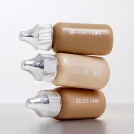 Biontaim Makeup Product, Glow pit Foundation (110ho/115ho) + rubisel Puff Set for daily beauty routines, Korean cosmetic item, Biontaim Import, and Personal Care