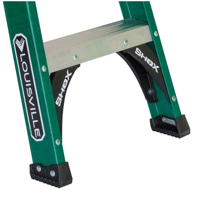 Louisville Ladder 4-Foot Fiberglass Step Ladder, 225-Pound Load Capacity, Type