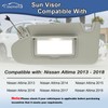 Driver Left Side Sun Visor Replacement Compatible with Nissan Altima