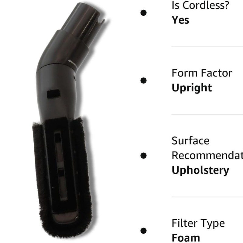 UTIZ Anti-Allergen Flexible Dust Brush 35mm Fitting for Shark NZ690UKT,
