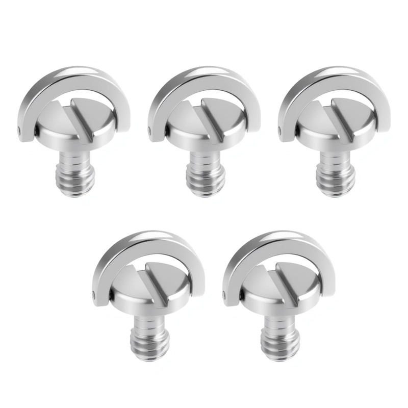 5 Pieces 1/4 Inch Camera Mounting Screw, Tripod Quick Release