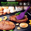HOTEC 5 pieces Set Basting Brushes Silicone Heat Resistant Pastry