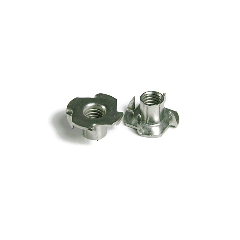 316 Stainless Steel T-Nuts Pronged Marine Grade Stainless Steel Tee