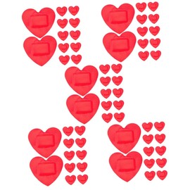 60 Pcs Heart Shaped Protection Patches Adhesive Small Patches Heart Shaped Bandages Patches Adhesive Bandages Alien Waterproof Cute