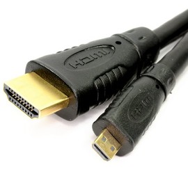 kenable Micro D HDMI High Speed Cable to HDMI for Tablets & Cameras 1080P 5m [5 metres]