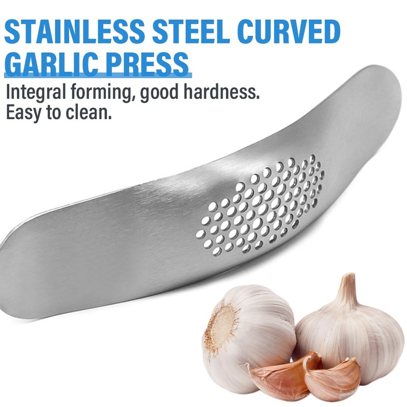 WeddHuis Garlic Mill Garlic Press Stainless Steel Rustproof Production of