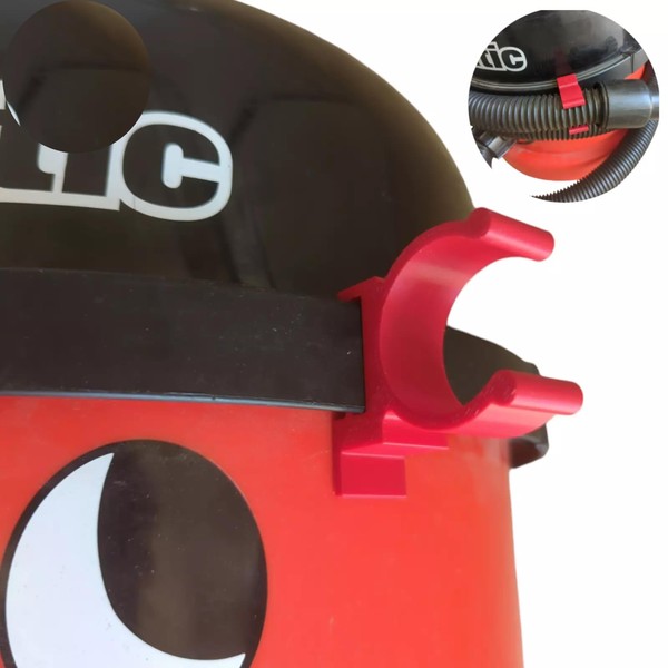 Henry Vacuum Hose Clip, Coils and Secures Pipe, Fits Henry,