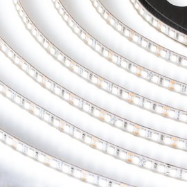 SIRS-E StripFlexLED White LED Strip Lights, 12V 120 LEDs/m 6500K Cool White, 32.8 ft. (10m), UL Listed, Made in USA, Professional-Grade Flexible Tape for Versatile Lighting