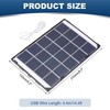 MECCANIXITY 5V 1.2A 6W Mini Solar Panels, USB Solar Panel