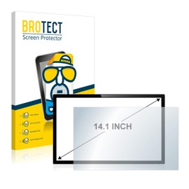 BROTECT 14.1" Anti-Glare Screen Protector for Touch Panel PCs with 14.1" [305 mm x 190 mm, 16:10] Matte, Anti-Fingerprint