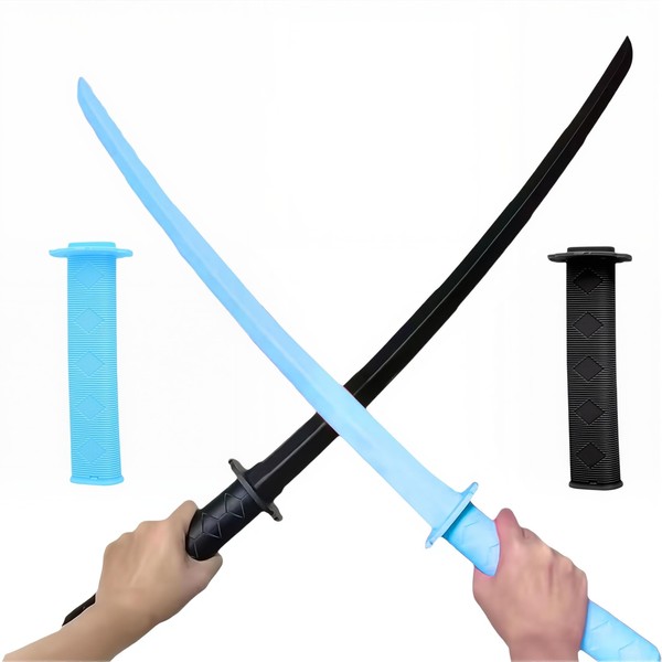 NHQZ Pack of 2 Katana Swords, 3D Printed Telescopic Sword,