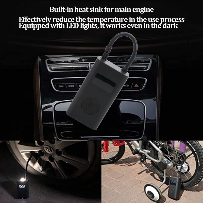 Tire Inflator Portable Mini LED Smart Digital Tire Pressure Sensor