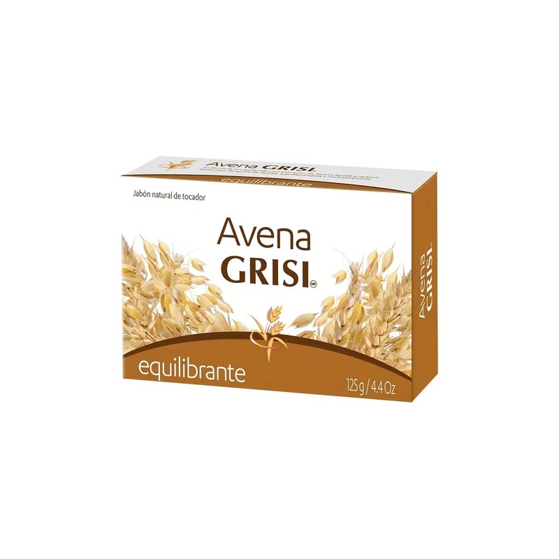 Jabón En Barra Grisi Avena 125g (pack 4)