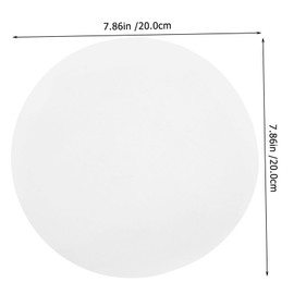 MAGICLULU 100pcs Round Baking Paper Liners Natural Unbleached Parchment Sheets Non-Stick BBQ Paper for Sourdough Baking Steaming Random Colors