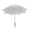 Lace Parasol Umbrella Wedding Bridal Lace Umbrella Decorative Embroidery Flower
