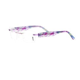 switch it Combi 2158 Interchangeable Bar Set in Transparent Violet / Purple Green Net, Combi 2158 Violet-Green