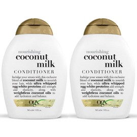 Organix Nourishing Conditioner, Coconut Milk, 13 fl Ounces (Pack of 2)