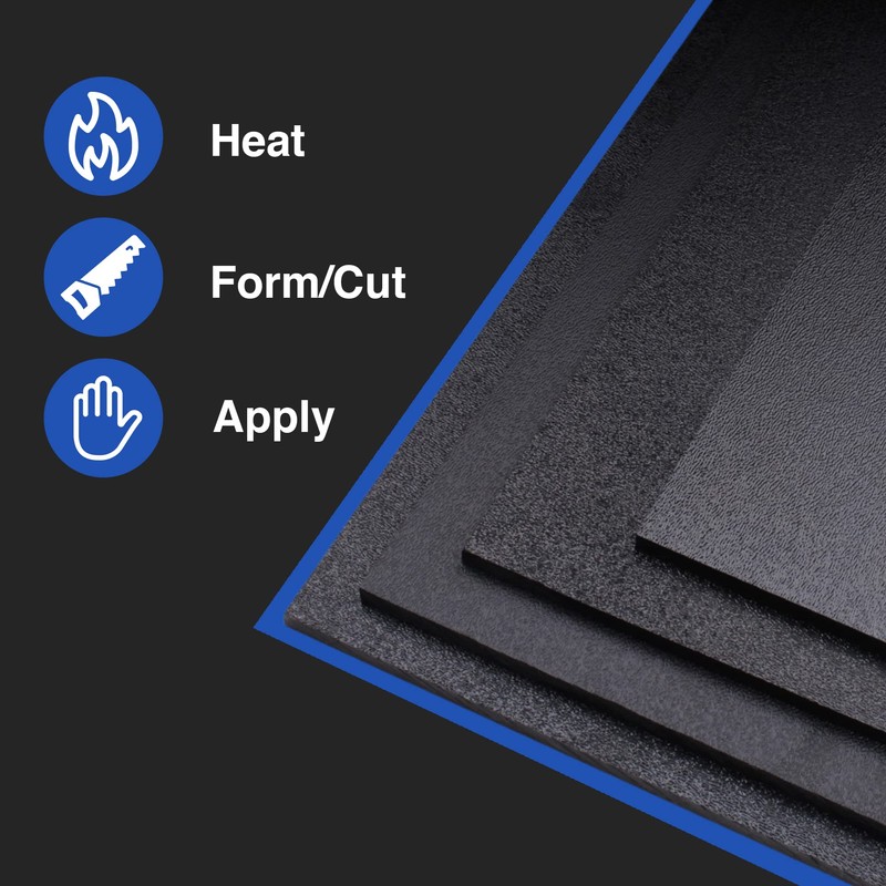 Duco USA-Made ABS Plastic Sheet 1/4 Inch Thick 8" x