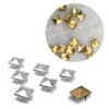 Zasvec Square Rivets Pack of 600 Pyramid Spike Rivets Metal
