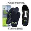 Sockless Insole Covers for Flats – No Show Shoe Liners