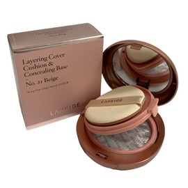 Laneige Layering Cover Cushion and Concealing Base (16.5g | No21 Beige) NEW