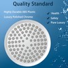 Katezon Shower Head High Pressure Rain, Luxury Showerhead with Chrome