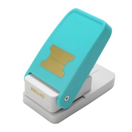 Tomshin Perforadora de pestañas Separador de Hojas Sueltas Etiqueta Adhesiva de índice DIY Perforadora Divisor Máquina Perforadora de Papel Herramient