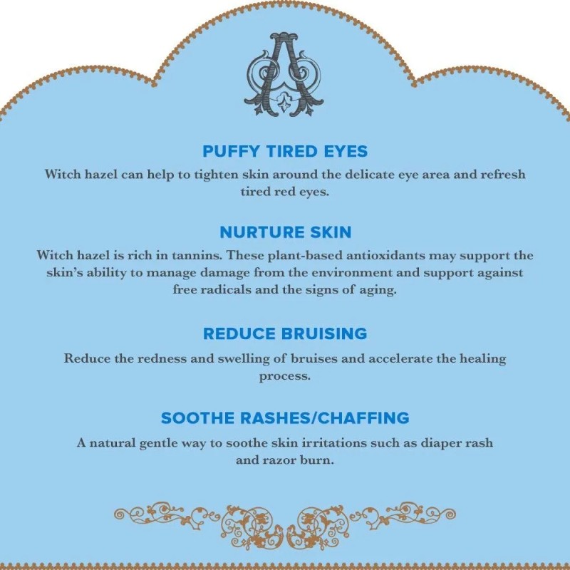 Santa Clara Sin Alcohol Hamamelis 16 Oz - Sin Perfume