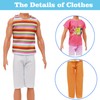 10 Sets 11.5 inch Boy Doll Clothes Set, Fashion Casual