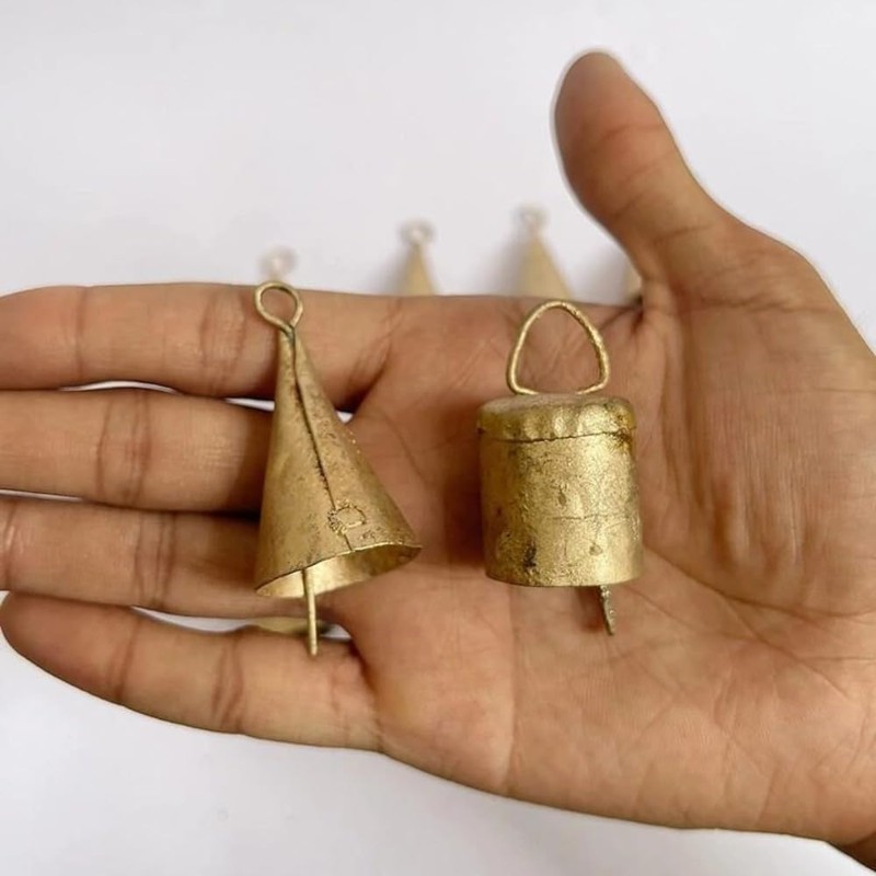Itisyou Cowbell Christmas Bell Ornaments Hanging Ornaments Mini Christmas Ornaments