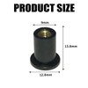 JNNJ Pack of 20 Motorcycle Windscreen Nuts, M5 Rubber Well-Nuts,